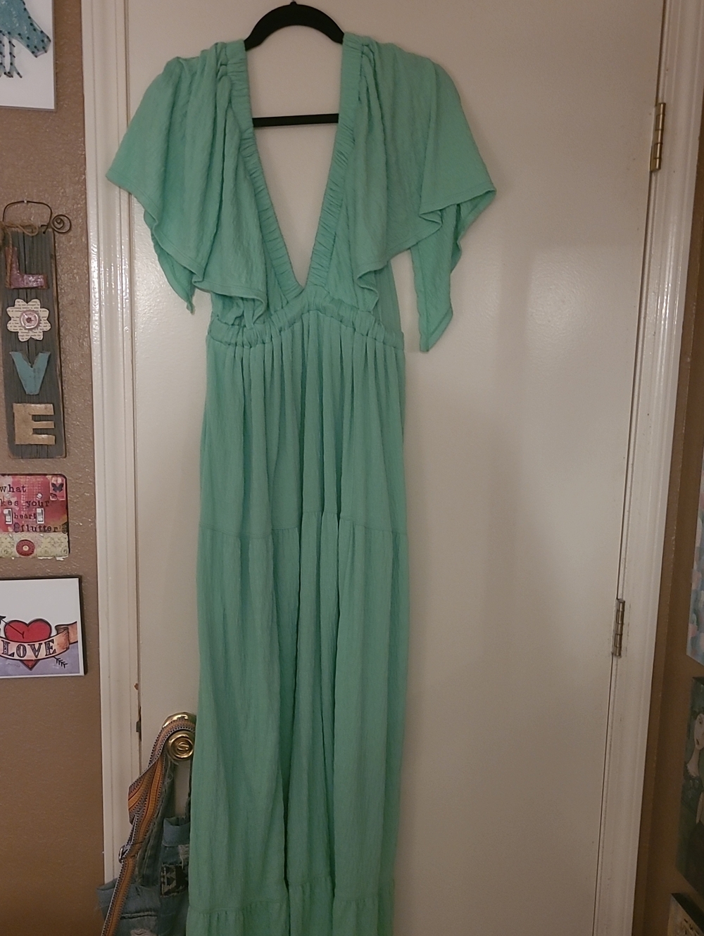 FP Beach La La  Maxi Dress in  Green